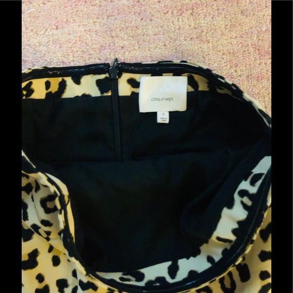 Cinq e sept Luna Leopard Mermaid Dress - Picture 5 of 9